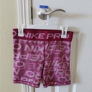 Nike Pink Logo Repeat Performance Shorts